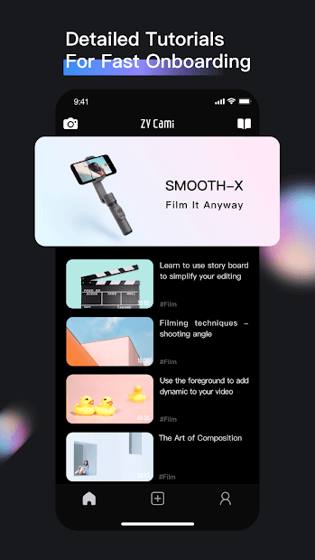 Screenshots Tải ZY Cami: App quay phim chuyên nghiệp cho gimbal Zhiyun