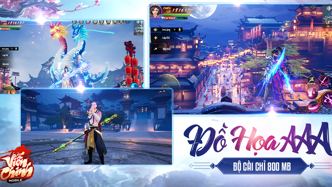 Screenshots Viễn Chinh Mobile - SohaGame: Quốc Chiến liên Sever 2 triệu người PK cùng lúc