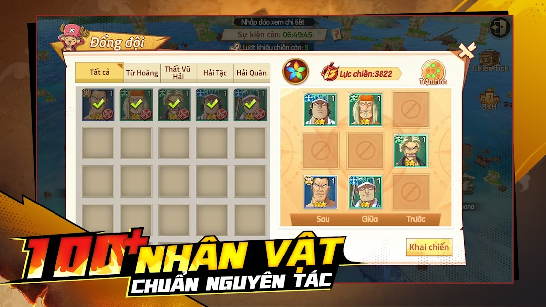Screenshots Kho Báu Truyền Thuyết - Game One Piece 3D Thế Hệ Mới