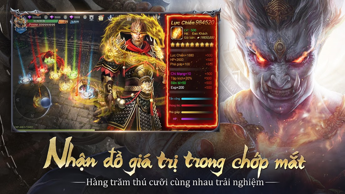 Screenshots Chiến Thần Thức Tỉnh - Crasher: Origin: Đường Chiến Thần Ngộ Không hàng ma