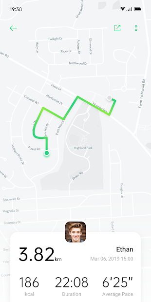 Screenshots HeyTap Health - Ứng dụng theo dõi sức khỏe và quản lý đồng hồ Oppo