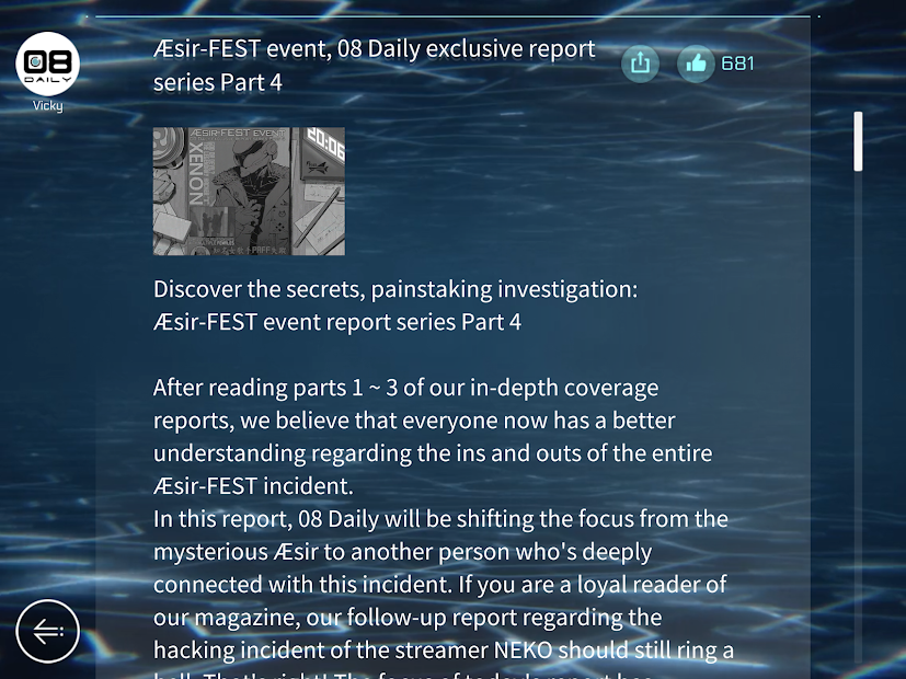 Screenshots Cytus II - Game nhịp điệu âm nhạc được tạo ra bởi Rayark Games