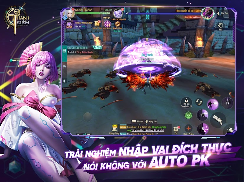 Screenshots Thánh Kiếm Luân Hồi - VTC Mobile: Hành trình vô hạn lưu - Giải cứu thế giới