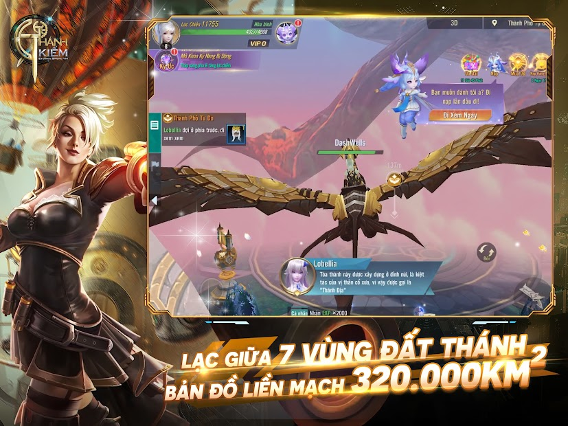 Screenshots Thánh Kiếm Luân Hồi - VTC Mobile: Hành trình vô hạn lưu - Giải cứu thế giới