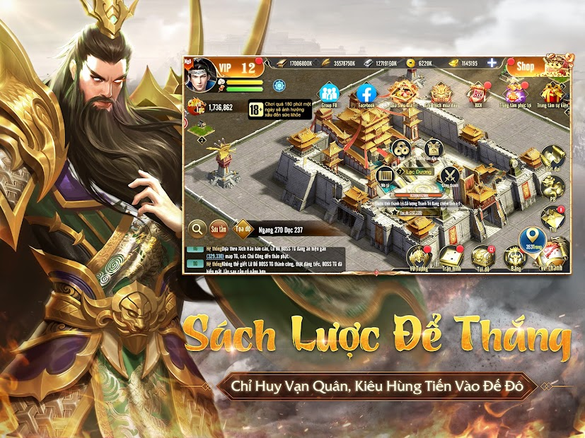 Screenshots Kiêu Hùng Tam Quốc - Gzone: Tranh bá Kiều Hùng, Chỉ Huy Vạn Quân