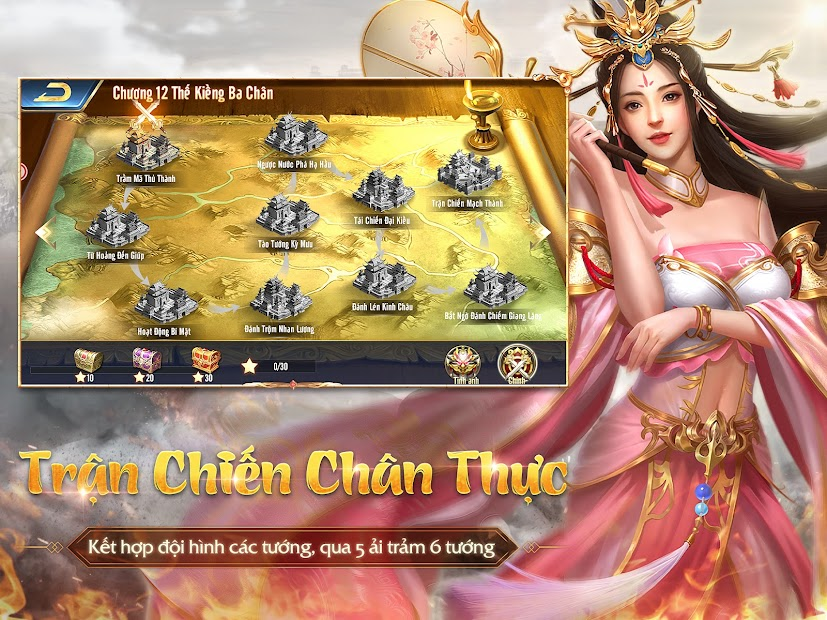 Screenshots Kiêu Hùng Tam Quốc - Gzone: Tranh bá Kiều Hùng, Chỉ Huy Vạn Quân