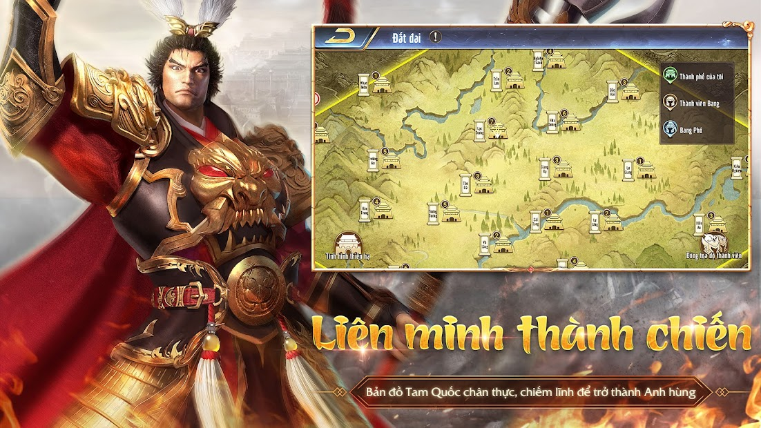 Screenshots Kiêu Hùng Tam Quốc - Gzone: Tranh bá Kiều Hùng, Chỉ Huy Vạn Quân