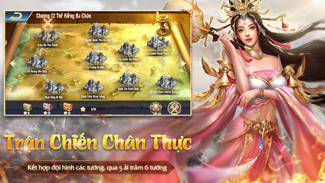 Screenshots Kiêu Hùng Tam Quốc - Gzone: Tranh bá Kiều Hùng, Chỉ Huy Vạn Quân