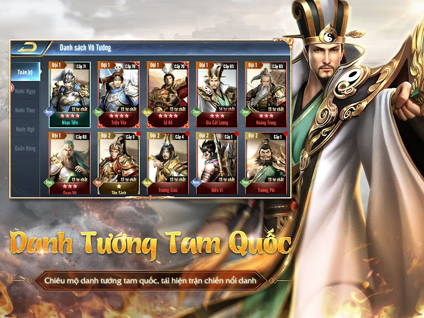 Screenshots Kiêu Hùng Tam Quốc - Gzone: Tranh bá Kiều Hùng, Chỉ Huy Vạn Quân