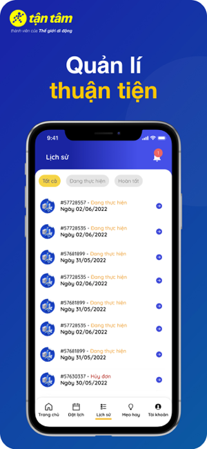 Screenshots Thợ Điện máy XANH - Cung cấp các dịch vụ sửa chữa, vệ sinh các thiết bị
