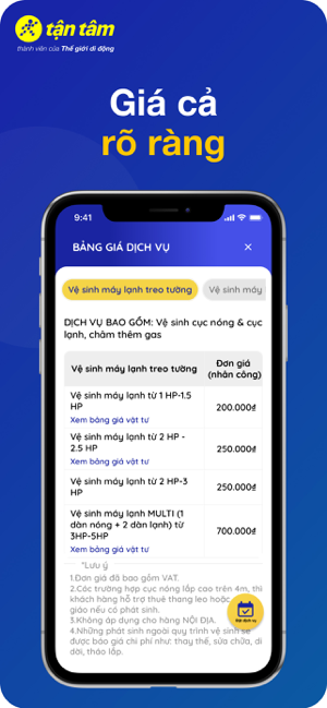 Screenshots Thợ Điện máy XANH - Cung cấp các dịch vụ sửa chữa, vệ sinh các thiết bị