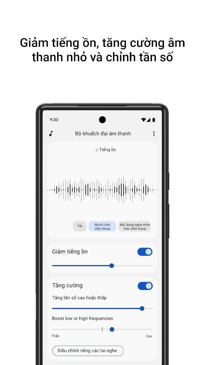 Screenshots Tải Sound Amplifier - Bộ khuếch đại âm thanh cho Android
