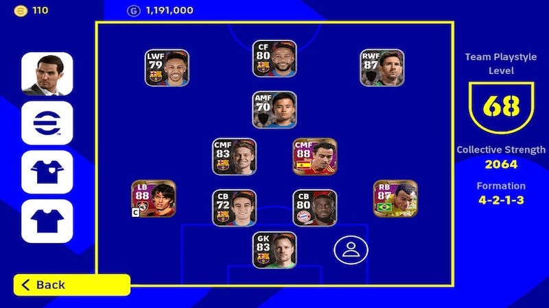 Screenshots eFootball™ 2022 - Kỷ nguyên hoàn toàn mới cho bóng đá kỹ thuật số