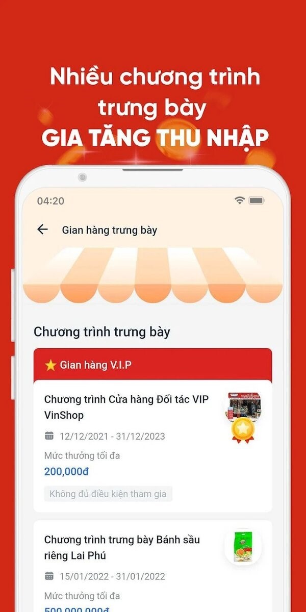 Screenshots VinShop - Tạp hóa thời công nghệ, nhập hàng giá tốt