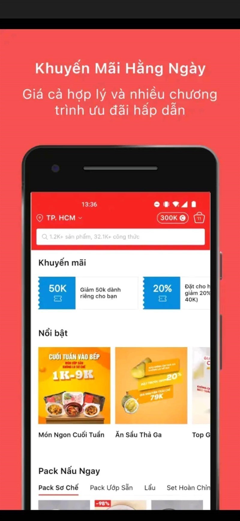Screenshots Cooky - Ứng dụng “đi chợ Online”, giao thực phẩm tận nhà