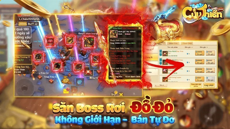 Screenshots Cửu Thiên Mobile - Hãy quên đi những tựa game build nhân vật theo lối mòn