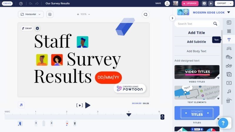 Screenshots Powtoon - Phần mềm thiết kế Slide, tạo video chuyên nghiệp
