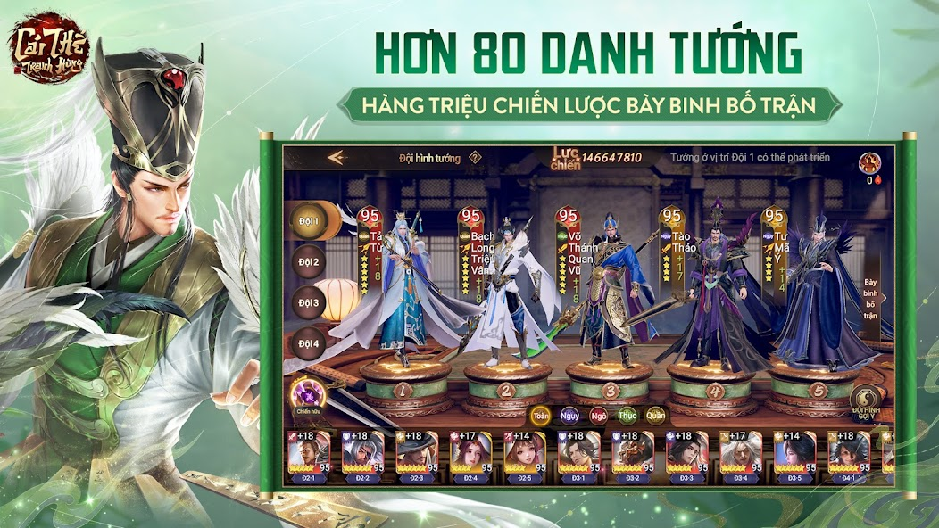 Screenshots Garena Cái Thế Tranh Hùng - Tựa game đấu tướng chiến thuật đặc sắc