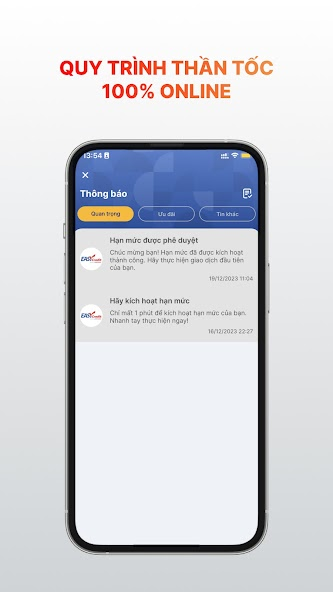 Screenshots Easy Credit - Ứng dụng hỗ trợ ứng tiền tức thì, thủ tục nhanh gọn