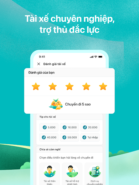 Screenshots Xanh SM - Ứng dụng gọi xe điện taxi Vinfast trên điện thoại
