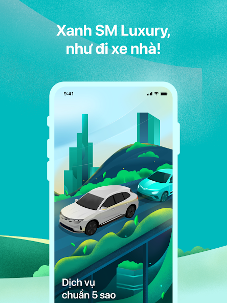 Screenshots Xanh SM - Ứng dụng gọi xe điện taxi Vinfast trên điện thoại