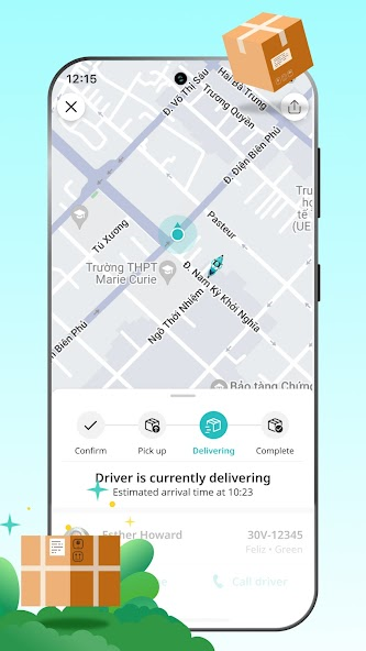 Screenshots Xanh SM - Ứng dụng gọi xe điện taxi Vinfast trên điện thoại