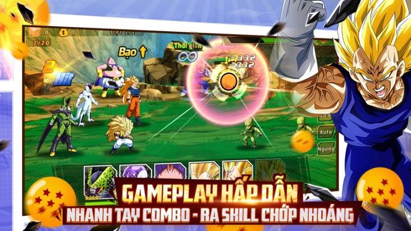 Screenshots Tải Rồng Thần Siêu Cấp - Game đấu tướng Dragon Ball siêu cấp
