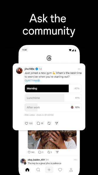 Screenshots Threads - Mạng xã hội nhắn tin, chia sẻ nội dung ngắn mới ra mắt của Instagram