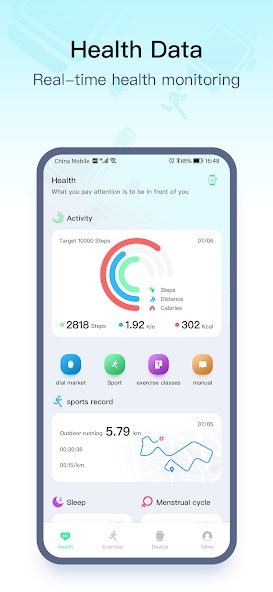 Screenshots Tải WearPro - Ứng dụng hỗ trợ sức khỏe và thể dục trên Smartwatch