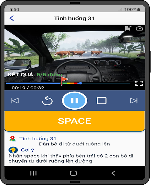 Screenshots Tải phần mềm ôn tập mô phỏng các tình huống giao thông - bản 1.2.3