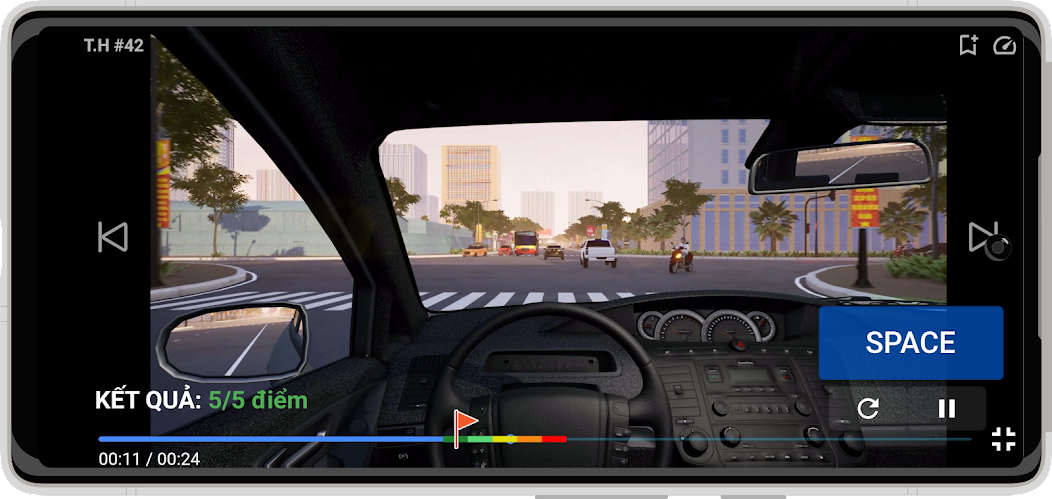 Screenshots Tải phần mềm ôn tập mô phỏng các tình huống giao thông - bản 1.2.3