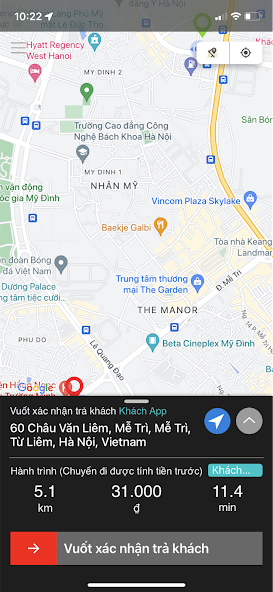 Screenshots Bike Driver Xanh SM: Ứng dụng dành riêng cho tài xế xe máy Xanh SM