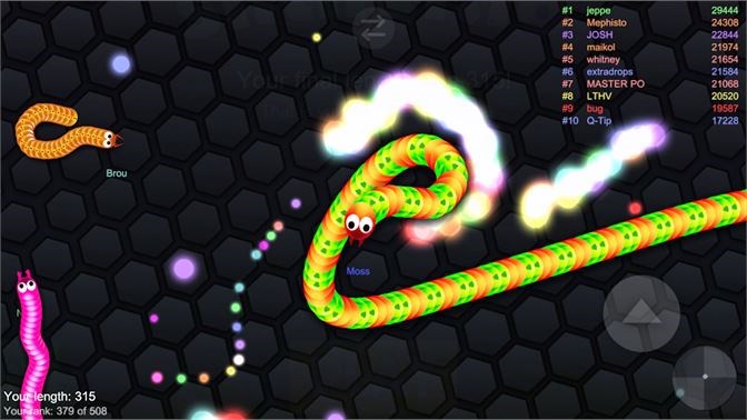 Screenshots Slither.io - Rắn lớn ăn rắn bé, rắn săn mồi trên điện thoại