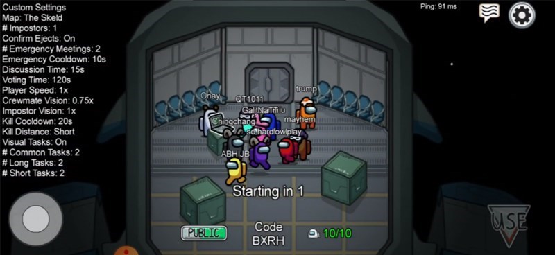 Screenshots Among Us - Game phong cách Ma Sói online