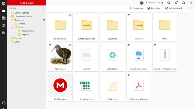 Ảnh chụp màn hình Mega App -Ứng dụng dịch vụ lưu trữ đám mây miễn phí Mega