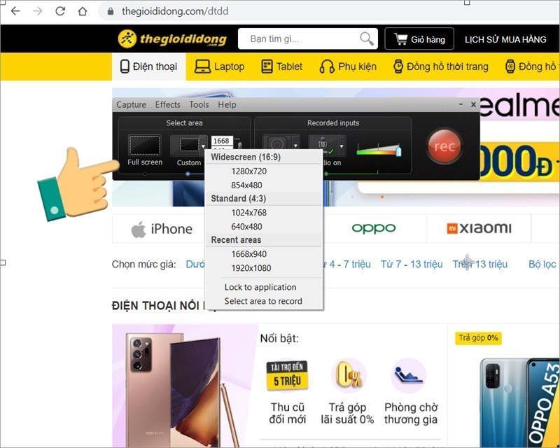 Screenshots Camtasia studio - Phần mềm chỉnh sửa video trên máy tính, quay màn hình