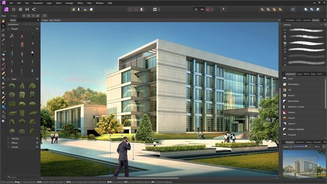 Screenshots Affinity Photo - Phần mềm chỉnh sửa ảnh trên MacBook, Windows