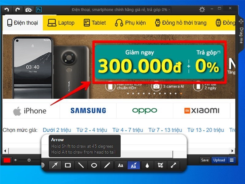 Screenshots Monosnap - Phần mềm chụp, chỉnh sửa ảnh chụp màn hình