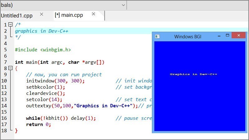 Screenshots Tải Dev-C++: Công cụ lập trình C++ cơ bản cho máy tính Windows