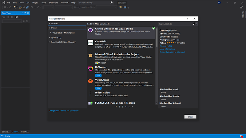 Screenshots Tải Visual Studio: Phần mềm hỗ trợ lập trình đầy đủ tính năng của Microsoft
