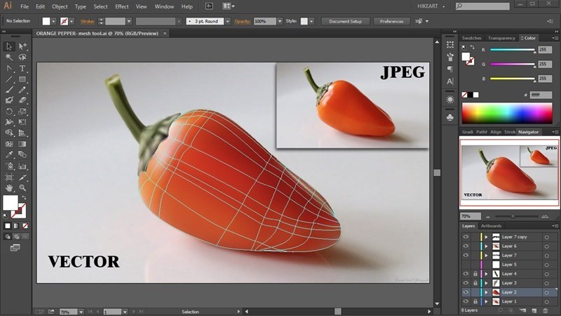 Vẽ với illustrator  Các thao tác vẽ cơ bản trong Adobe Illusttrator P3