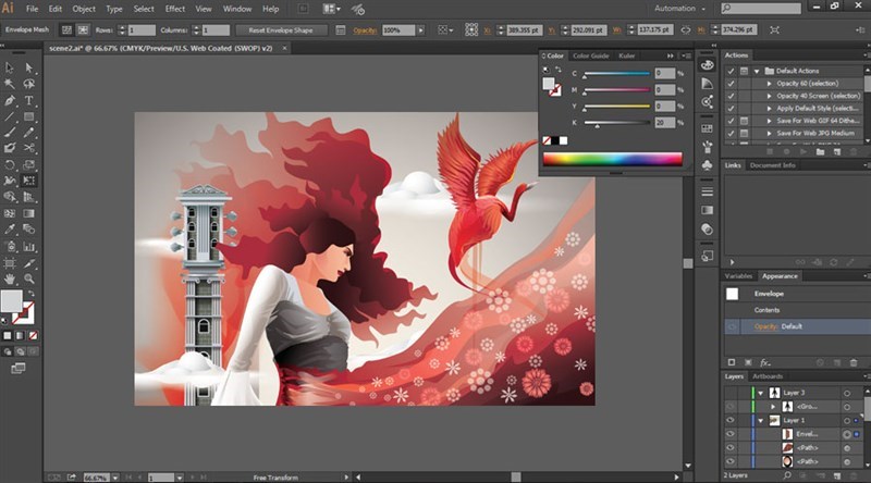 Cách vẽ nửa hình tròn bằng Adobe illustrator  Trung Tâm Đào Tạo Đồ Họa  VITADU