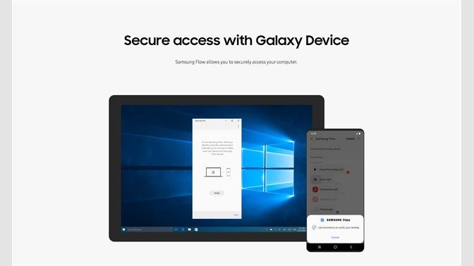 Screenshots Samsung Flow - Ứng dụng liên kết thiết bị Samsung và Windows