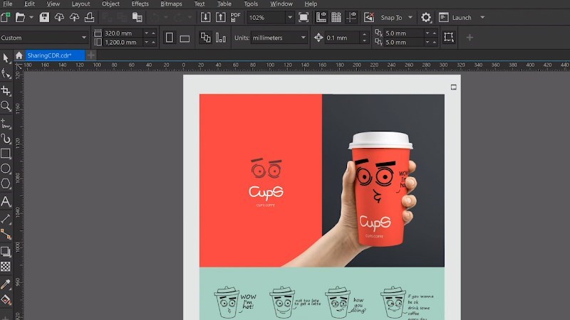 Blend Tool trong CorelDraw  Hướng dẫn tìm hiểu Blend Tool