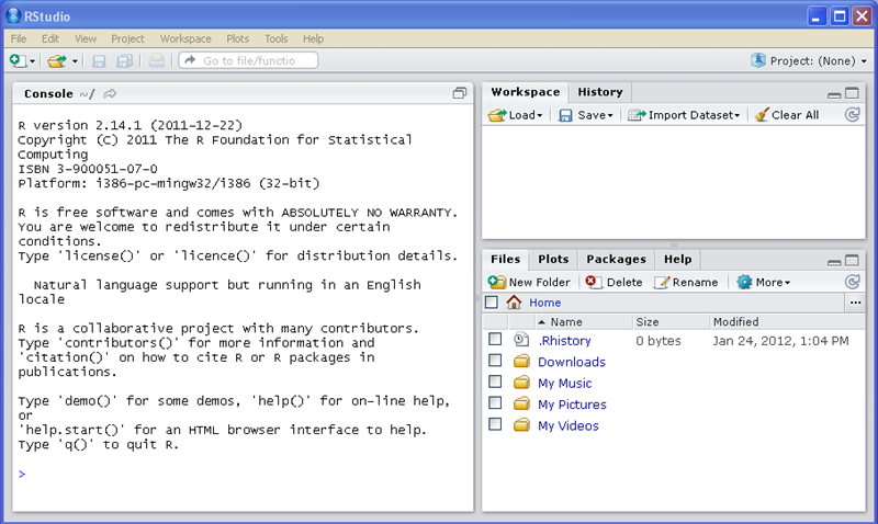 Screenshots Tải RStudio: Phân tích và khôi phục dữ liệu, cung cấp công cụ mã nguồn mở miễn phí cho R