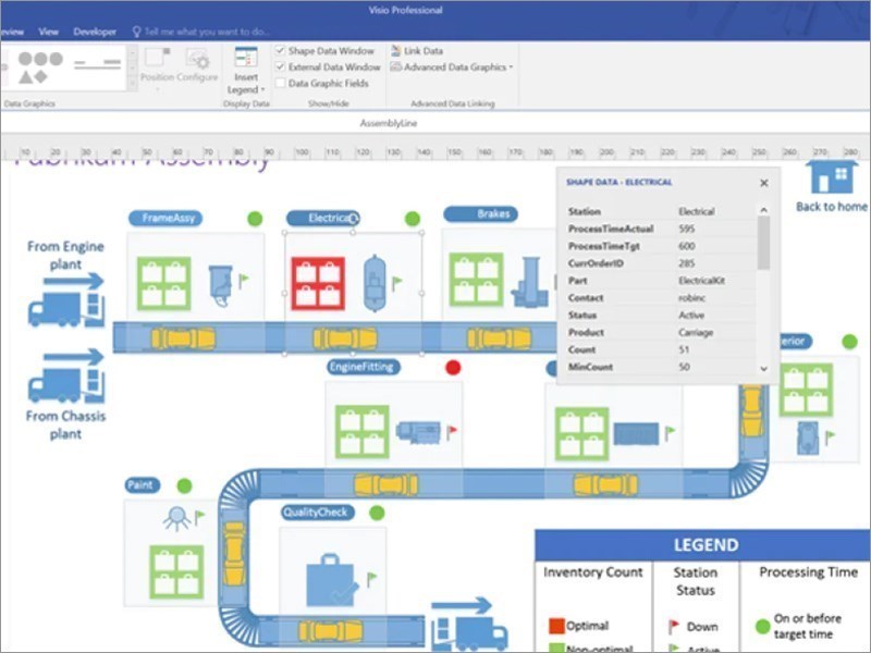 Microsoft Visio là phần mềm vẽ sơ đồ chuyên nghiệp, giúp bạn thiết kế các bản đồ hướng dẫn, sơ đồ kỹ thuật và các biểu đồ một cách dễ dàng và trực quan. Với khả năng tạo ra các sơ đồ chi tiết và cách thức hoạt động của các sản phẩm, phần mềm này sẽ giúp bạn nâng cao chất lượng công việc và giảm thiểu thời gian hoàn thành.