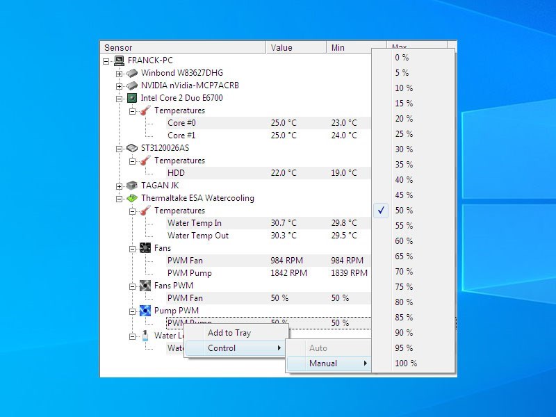 Screenshots HWMonitor PRO - Công cụ kiểm tra nhiệt độ máy tính, laptop
