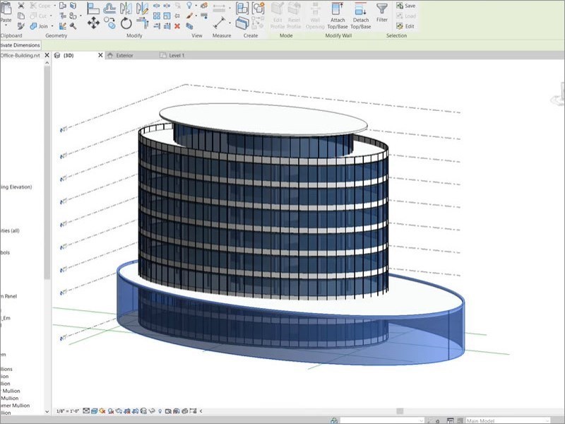 Kiến trúc công trình Revit Autodesk công cụ lập kế hoạch