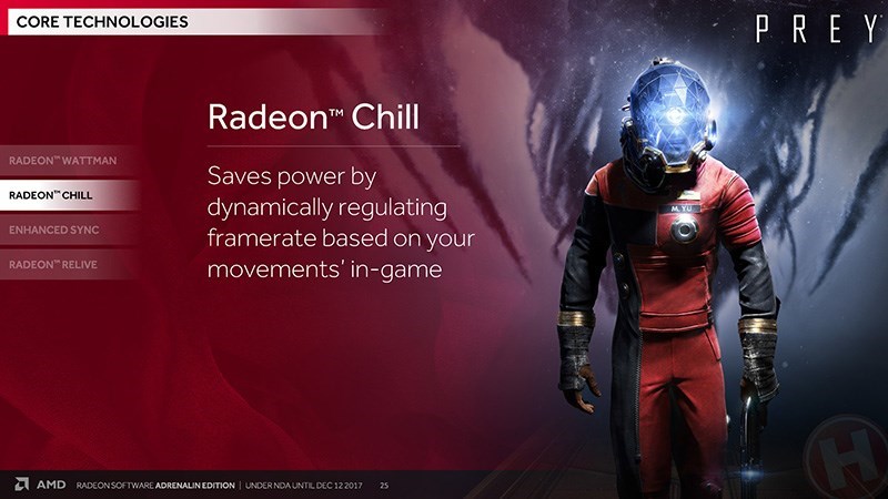 AMD Radeon Chill: Được thiết kế để tối ưu hóa trải nghiệm game của bạn, AMD Radeon Chill sẽ giúp giảm độ nóng của GPU và giảm độ tiêu thụ năng lượng. Vậy nên, hãy trải nghiệm trò chơi yêu thích với AMD Radeon Chill và tận hưởng một trải nghiệm game mượt mà, không bị giật lag.