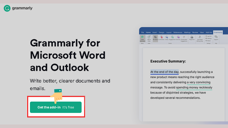 Screenshots Grammarly - Trình kiểm tra lỗi chính tả, ngữ pháp tiếng Anh